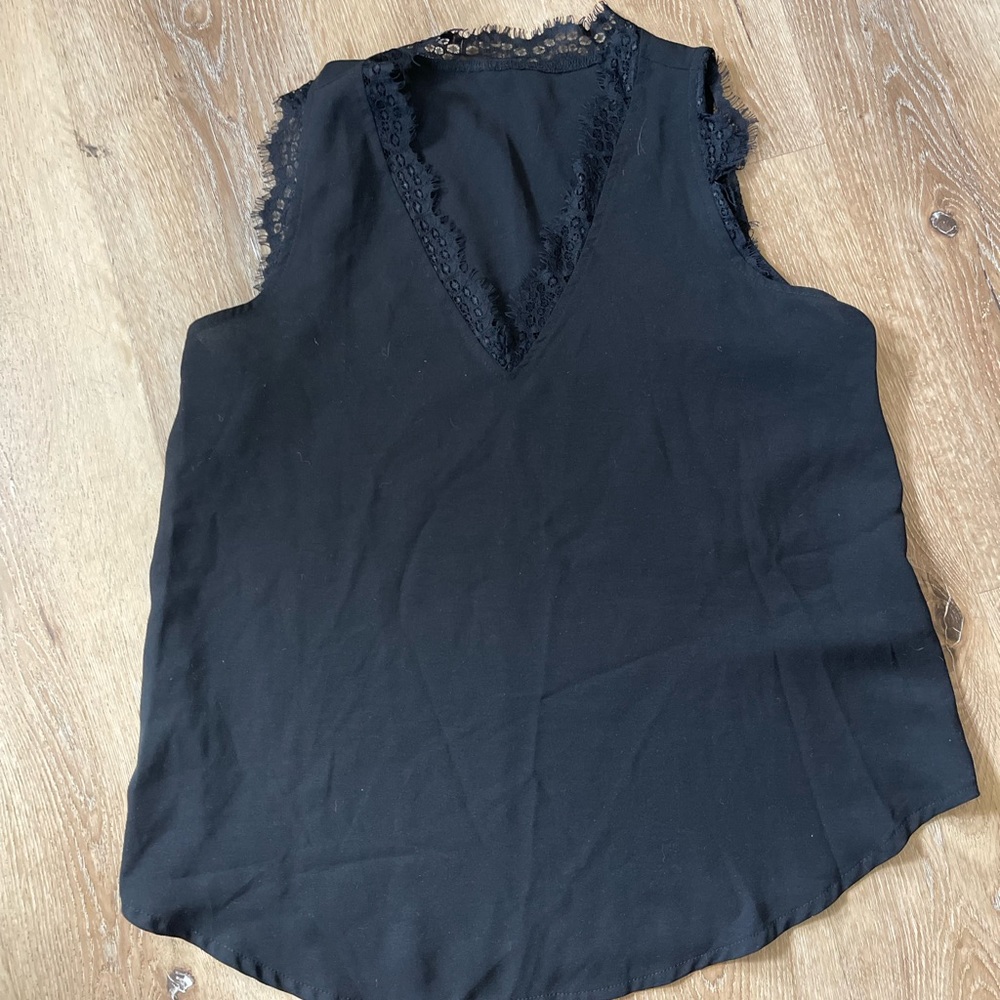4/$15 Black Lace Tank